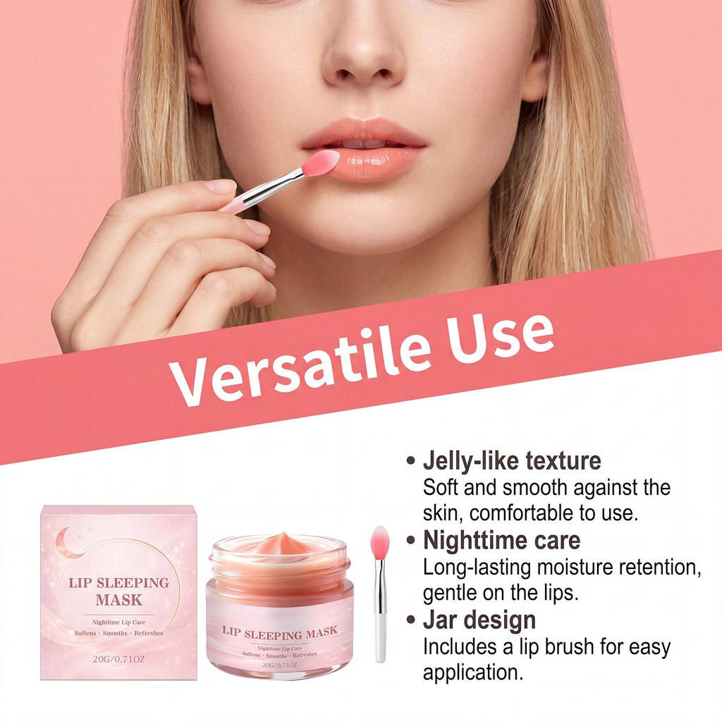 Hydrating Lip for Dry Lips, Natural Moisturizing Lip , Lightweight Overnight Lip Non-Greasy