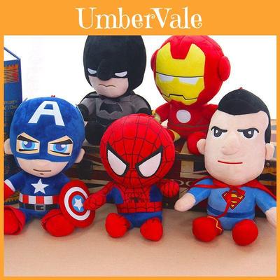 Colorful Avengers Plush Toy Collection With Spiderman Captain America Ironman Design