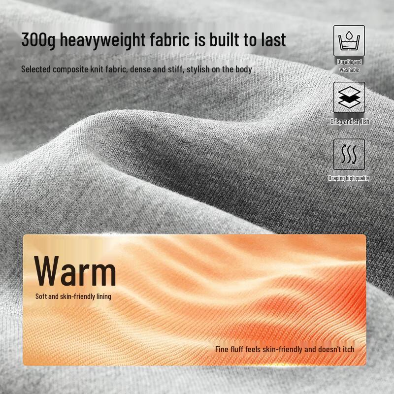 Mark Fairwhale Herren Locker Geschnittenes Kapuzensweatshirt mit Buchstabenprint