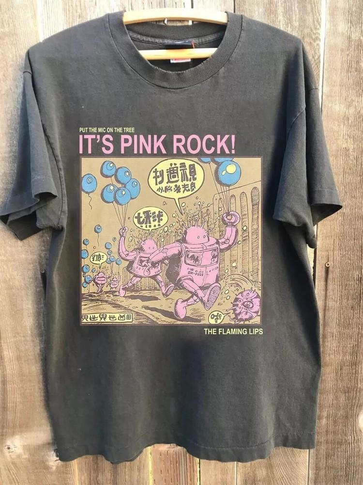 The Flaming Lips Band Yoshimi Tour Shirt Charcoal Reprint Unisex Tshirt S-5XL Unisex T-Shirt XXXL