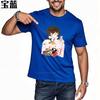 Tshirt Men Adult New Teeshirts Anime Girl With Pets Short Sleeve Classic Tshirt Cool Cotton Essential Teeshirts