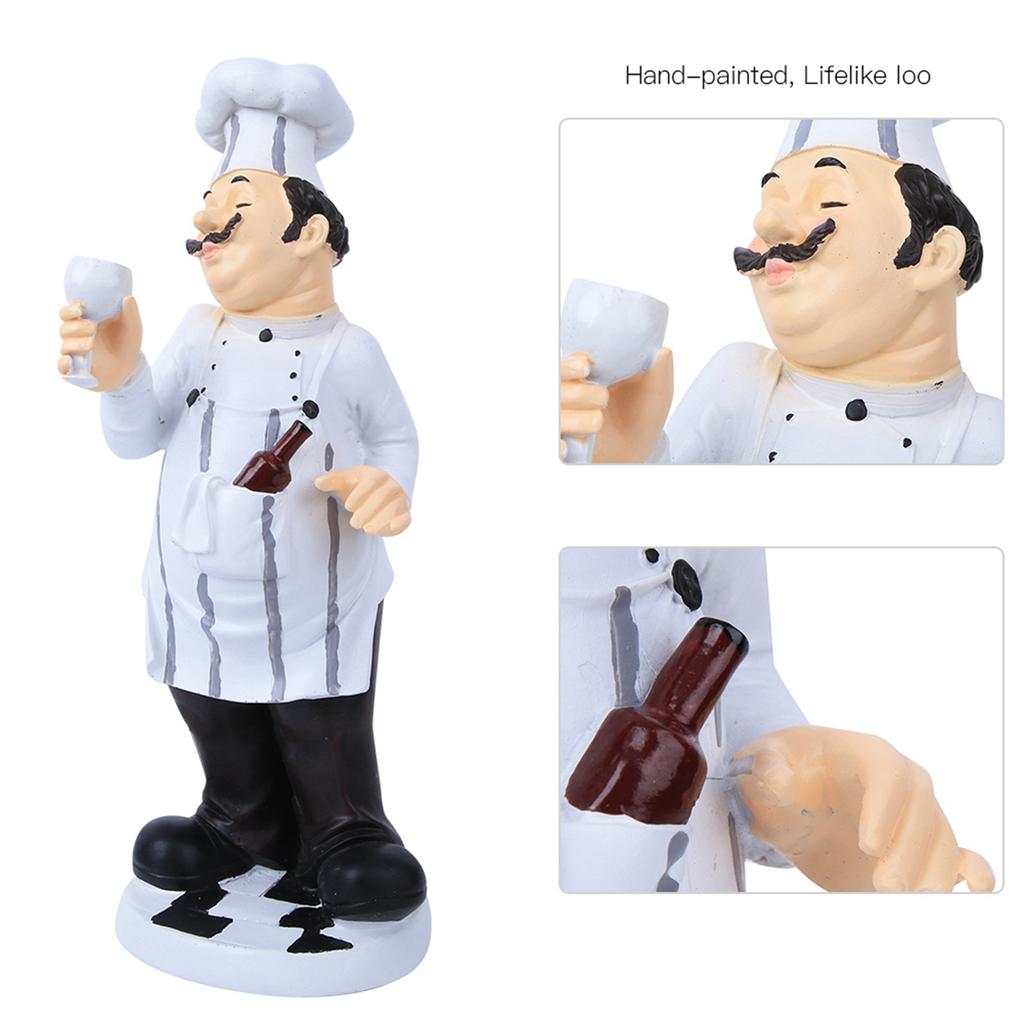 Gebäckdekor Geschenk Ornament Koch Harz Funktion Dekoration für Stilvolles Restaurant Café(7124T‑03‑