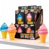 NOU Ice Cream Colorat în Formă de Nee-Doh Nice Cream Cone Reliever Senzorial pentru Stres Jucărie Fidget pentru Anxietate Concentrare Adulți și Copii