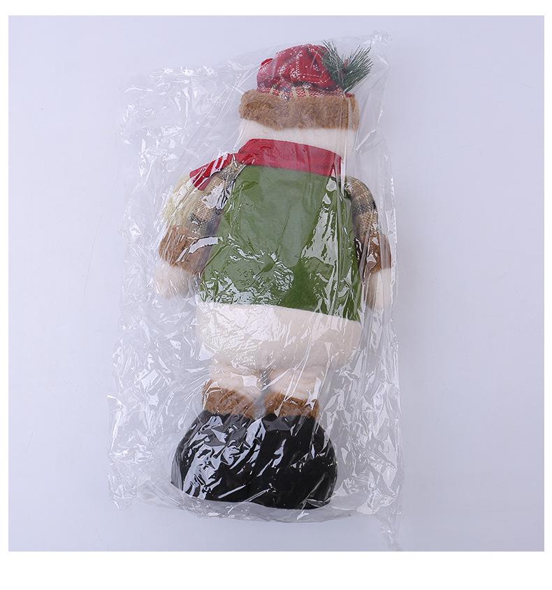 Jingchen Christmas Telescopic Doll: Santa Claus & Snowman Window Display Ornament