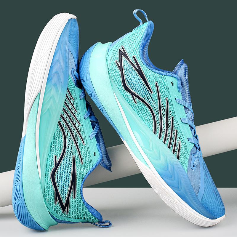 Youth Actual Basketball Shoes Mesh Wear-resistant Lightweight Sneakers Sports Shoes Primary and Secondary School Students Youth Outdoor Sports Shoes