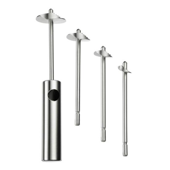 1 Set Vegetable Fruit Corer Cutter 304 Stainless Steel Sharp Blade Anti-Slip Handle Zucchini Potatoes Carrot Pear Coring Tool Kitchen Supplies