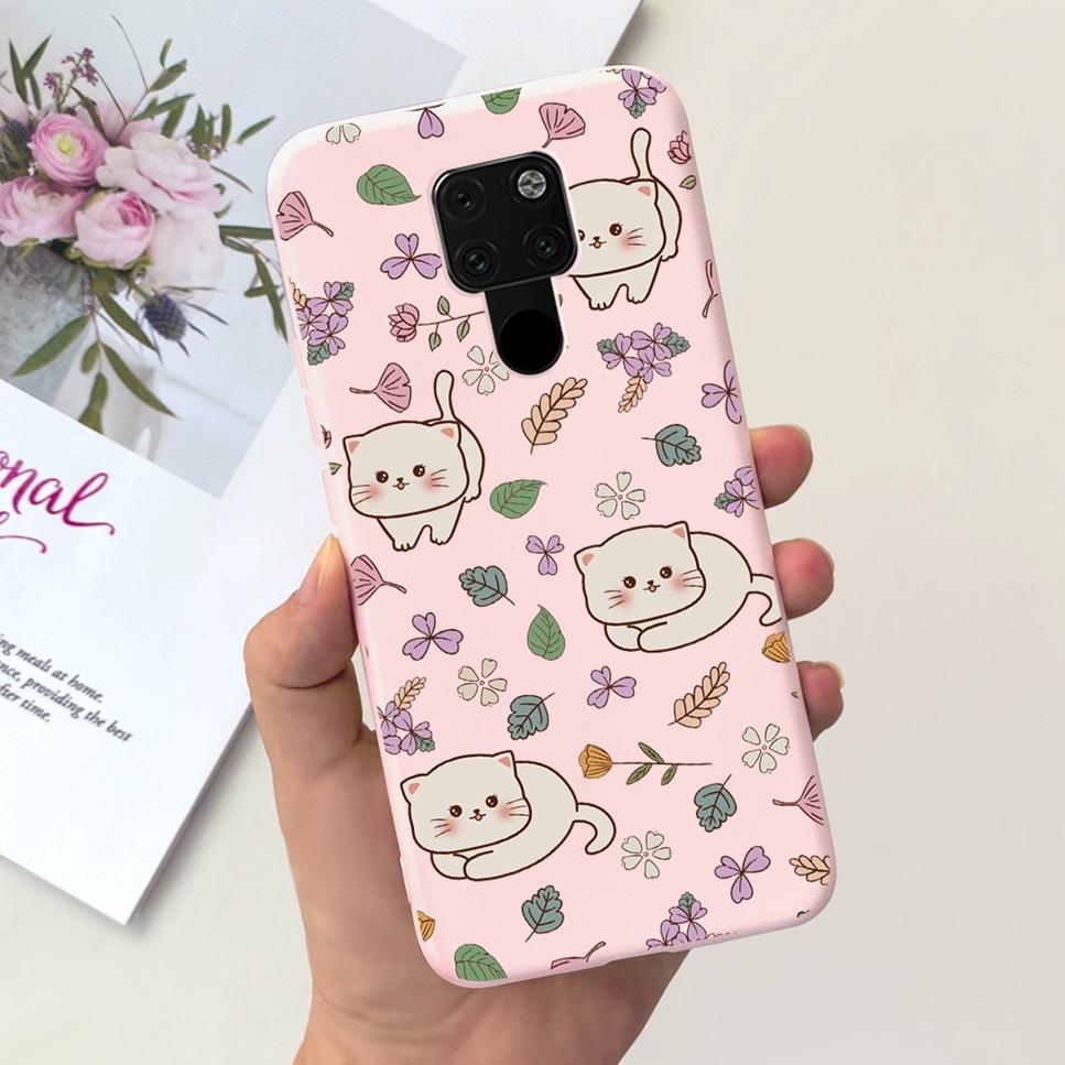 For Huawei Mate 20 6.53" Case Butterfly Luxury Flower Soft Silicone Cover For Huawei Mate20 HMA-L29 Bumper Phone Case Shockproof