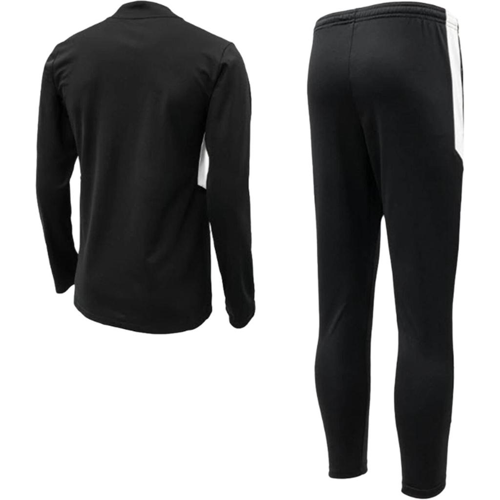 Nike Dri-Fit Academy Logo Zip Breathable Long Sleeve Football Set Men sets HJ3774-010