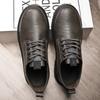 Sommer Herren Casual Anti-Rutsch Anti-Geruch Modische Retro Low Top Lederschuhe Herren Koreanische Version Arbeitskleidungsschuhe Herrenschuhe