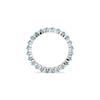 Swarovski Matrix Fashion Round Cut Rhodium Plated Ring Women ring Blue 5658671