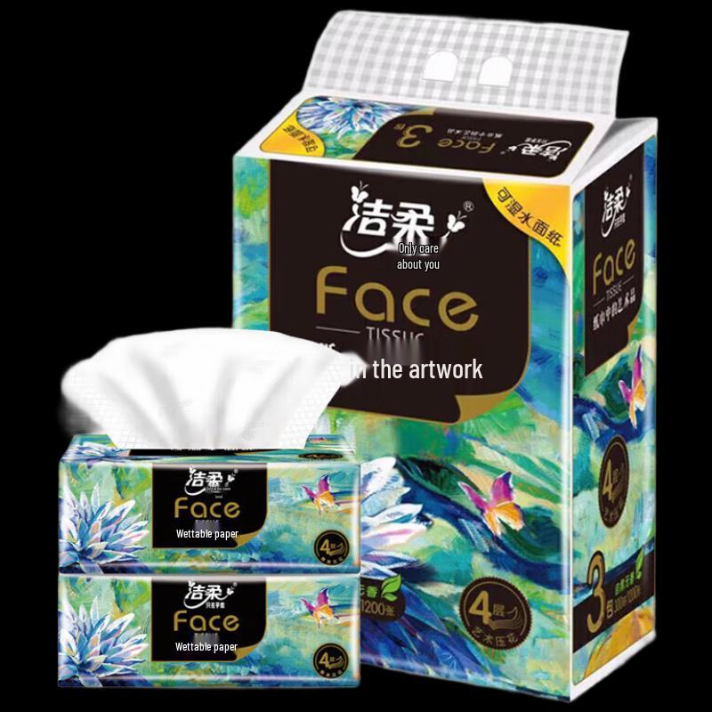C&S Facial Tissues 4-Ply 100 Sheets