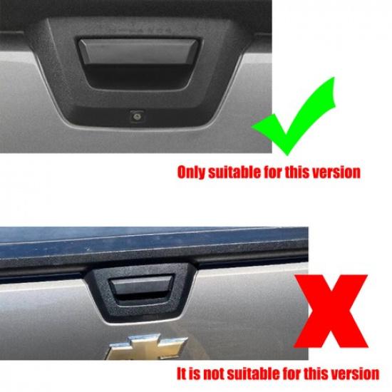 Kolfiber Baklucka Handtagsskydd Trim För Chevy Avalanche 07-13