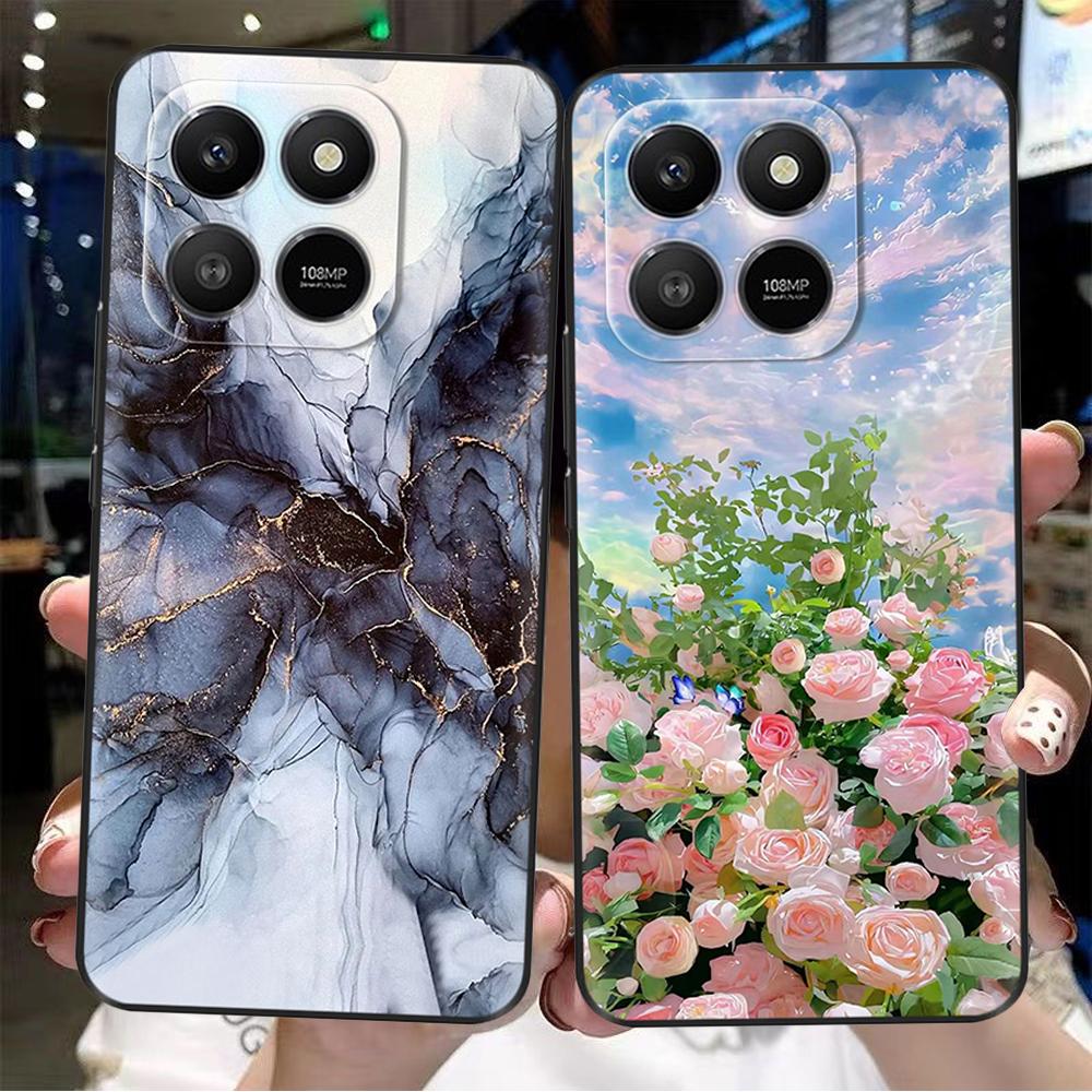 Para Honor 400 Inteligente Linda Moda Dibujos Animados Funda Suave TPU Funda de Teléfono Para Honor 400 Inteligente X7D 4G 5G Funda Trasera Carcasa a Prueba de Golpes