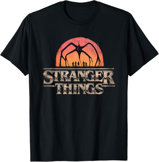 Stranger Things Sunset Logo T-Shirt 160