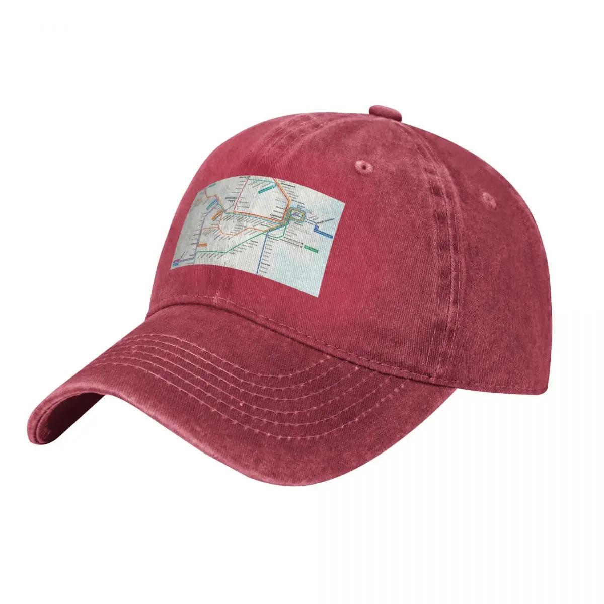 Sydney Trains Map Baseball Cap Military Cap Unisex Streetwear Golf Hat Unisex custom Hat Womens Hats Unisexs
