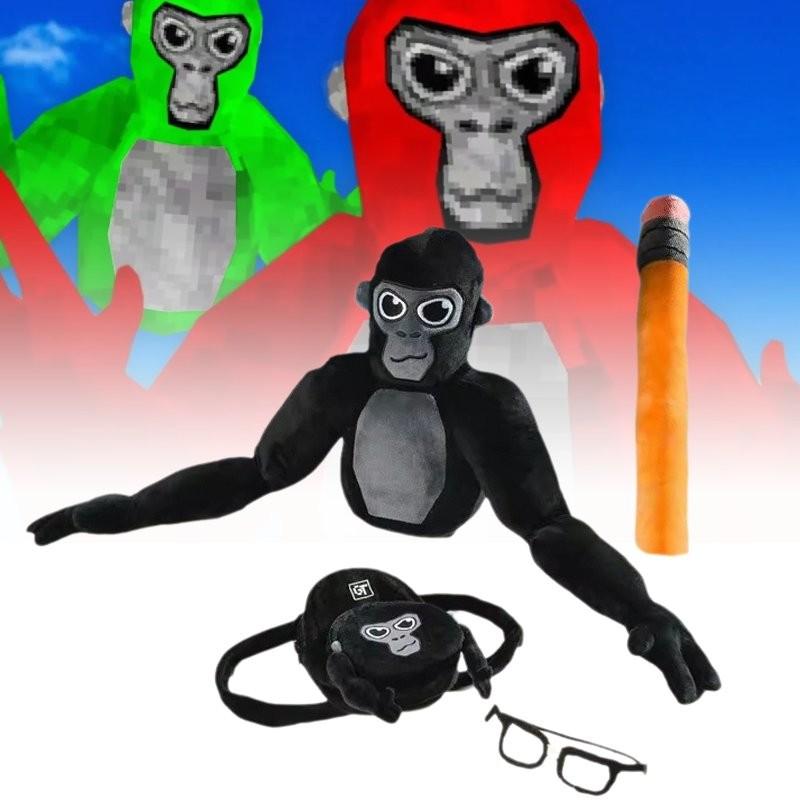 Gorilla Game Tag Plush Toy Pen Glasses Backpack Pillow Room Gift Decoration
