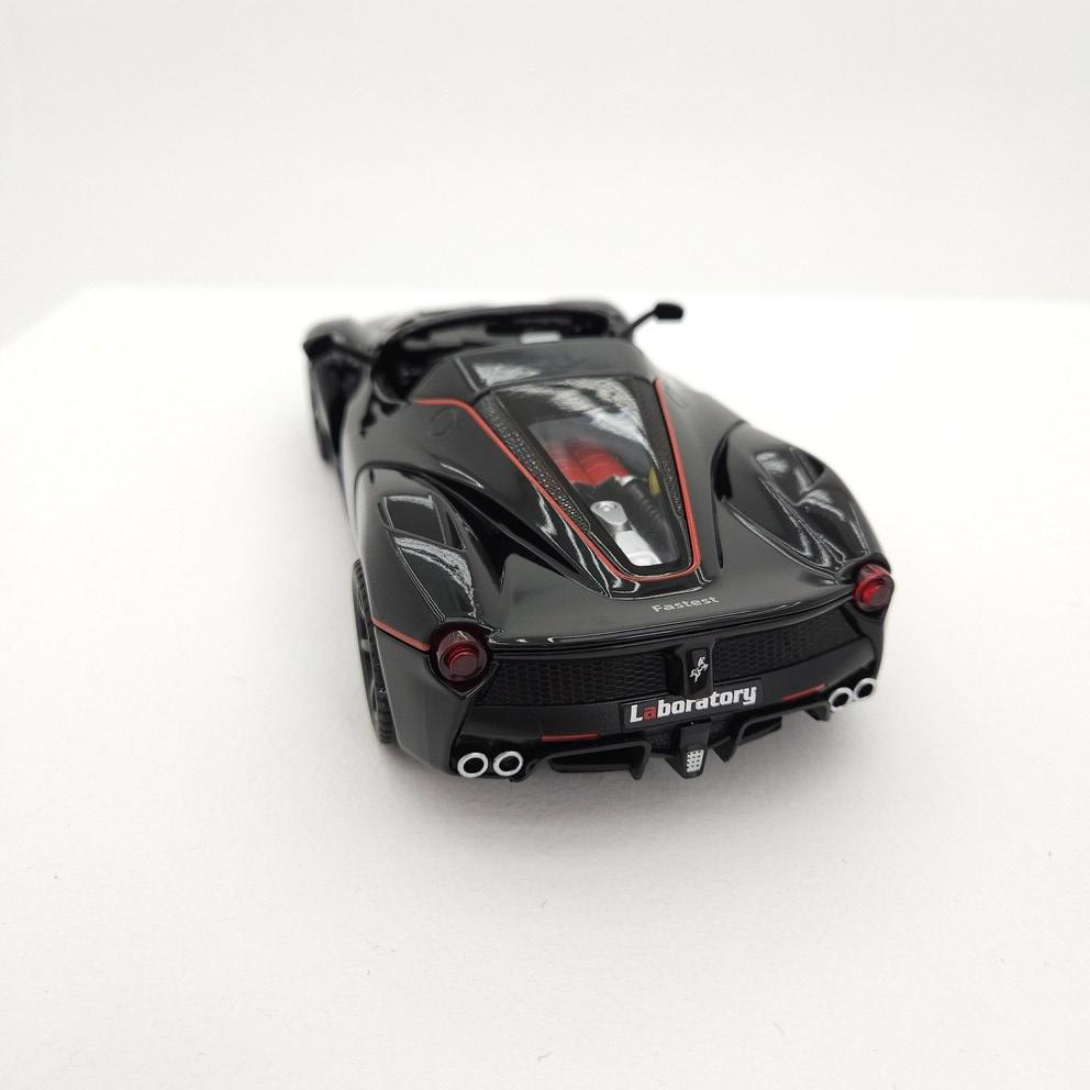 1:24 Ferrari LaFerrari Schwarzes Diecast Sportwagenmodell