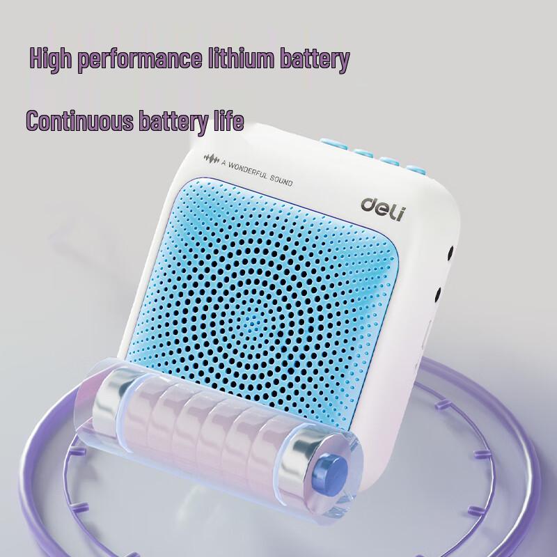 Deli LT915 Wired Portable Voice Amplifier Speaker CN plug (adapter included)