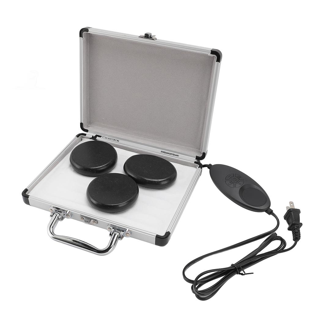 Heißsteinwärmer-Set 86-167 Fahrenheit Einstellbares Heißstein-Heizset Heiße Steine mit Heizgerät-Set