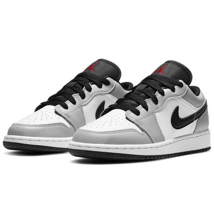 New Jordan 1 Low 'Light Smoke Grey' GS 553560-030