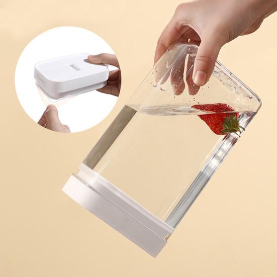 Lebensmittel-Siegelglas Einfach einhändig zu öffnen Luftdichter Behälter mit Klickverschluss Kunststoff-Vorratsglas für Nüsse Kaffee