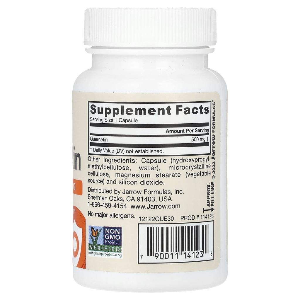 Vegan Quercetin, 500Mg, 30 Veggie Caps
