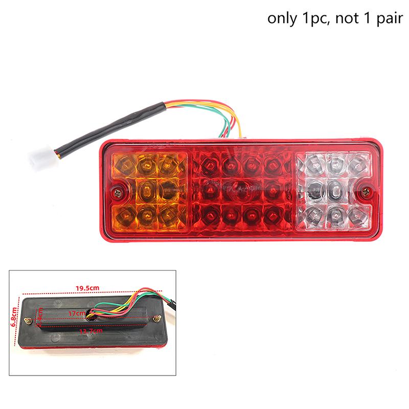 Universalauto mit Blinker, Rückfahrwarnleuchte, Rücklicht, Stoppsignallampen, 200 x 70 mm, 3-farbige LED-Heckspoilerleuchte