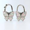Durable Foldable Butterfly Handbag Hook Portable Creative Purse Hanger Chrysanthemum Flowers Bag Hanger for Women