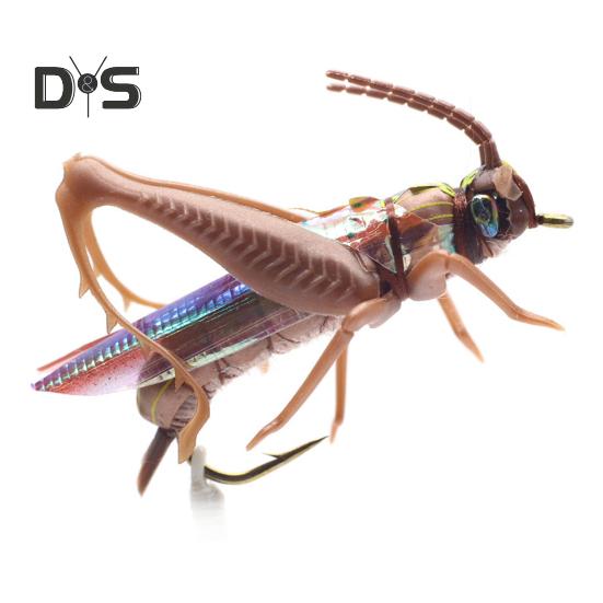 

Крючок для ловли кузнечика Реалистичная искусственная наживка для ловли нахлыстом Крючок для ловли бионической саранчи Аксессуары для ловли в пресной воде и соленой воде A