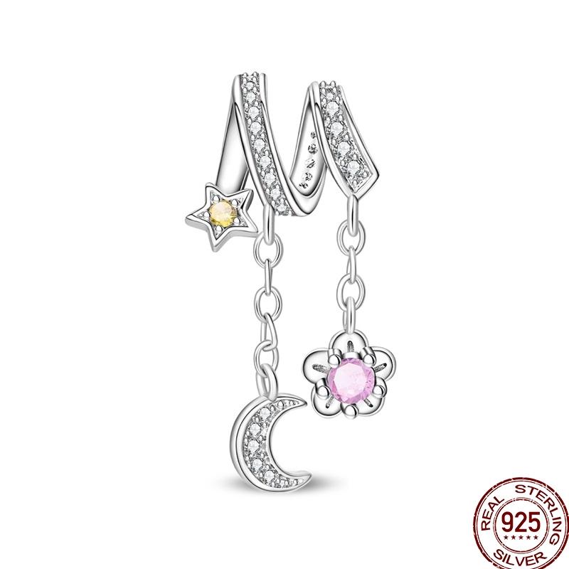 New Original Copper Elephant Cat Game Charms Bead Flower Baby Beads Fit 3Mm Bracelet Diy Jewelry Gifts For Women