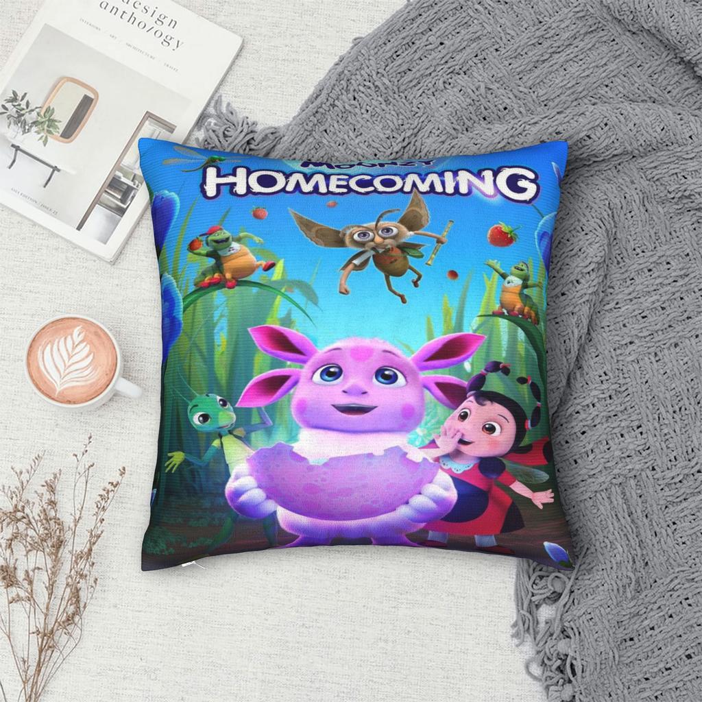 Soft and Sweet Home Luntik cartoon  Decorations Pillowcases Accessories  Pillow Cover Square Multiple Sizes