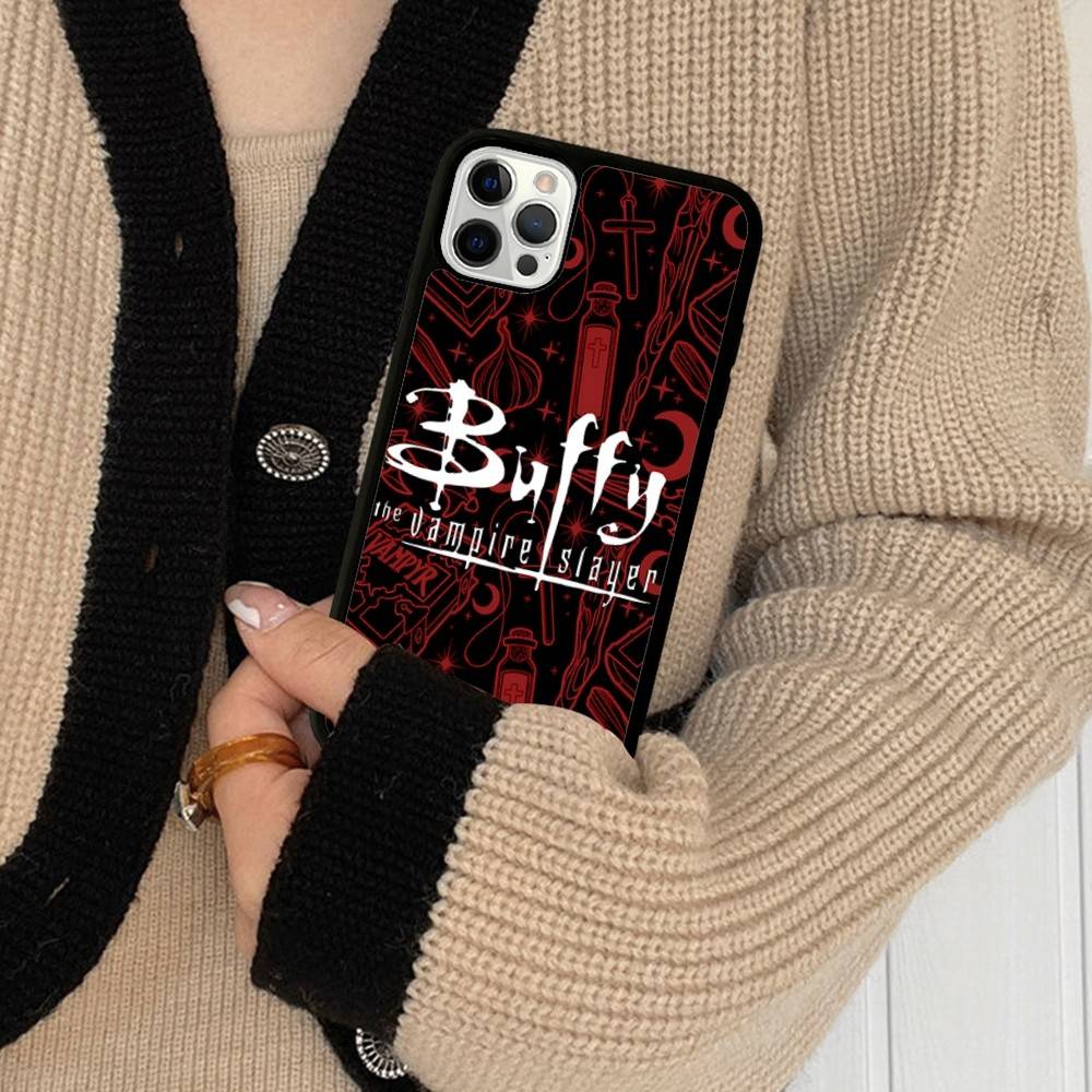 B-Buffy The Vampire Slayer Phone Case For IPhone 17 16 15 14 13 12 11 Pro Max Plus MiNi 17Air PC+TPU Armor Cover
