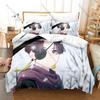 Cool Hit Shonen Delinquent Anime Wind Breaker Hayato Suou 3PCS Bedding Duvet Cover + 2 Pillowcases Otaku Fan Quilt Set