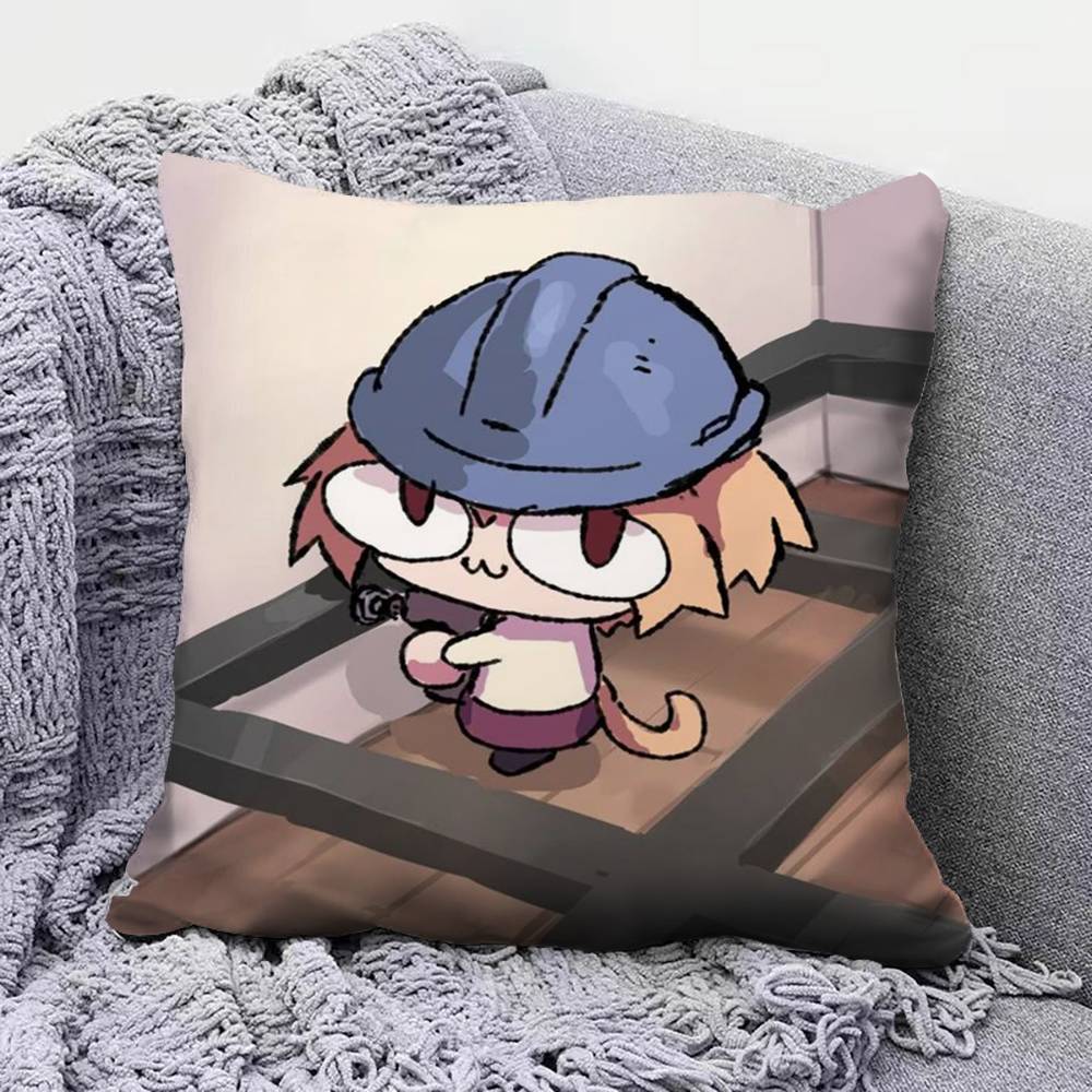 Memes Engraçados de Gato Neko Arc Capas de Almofada para Sofá de Casa e Capas de Almofada Decorativas Personalizadas
