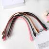 2pcs PU Leather Bag Strap Handbags Handles For Handbag DIY Handmade Woven Bag Belt Band Replacement Purse Strap Bag Accessories