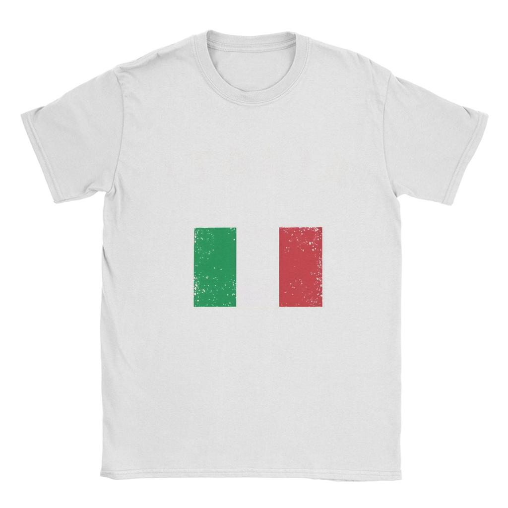 Streetwear TShirt Italy Flag 100 Cotton T Shirts Trendy Cool Tshirt for Unisex Summer Y2K Retro Custom DIY Short Sleeve Tops