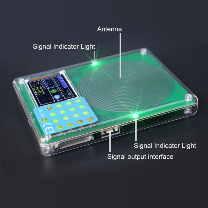 Portable Signal Generator with 13 Waveforms 0.001Hz 200kHz Ranges High Durability ABS Housing Rechargeable Battery
