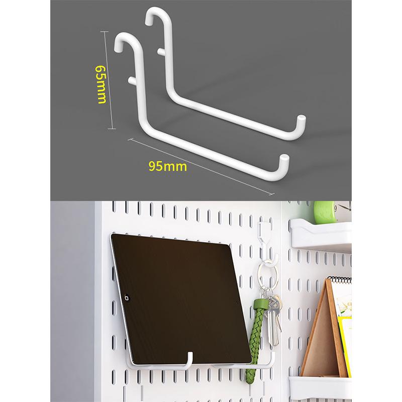 Desktop DIY Pegboard: Large Accessory Holder for Office or Home Desk, Clamp-Standing Storage, Hanging Rack, Countertop Decoration Display.