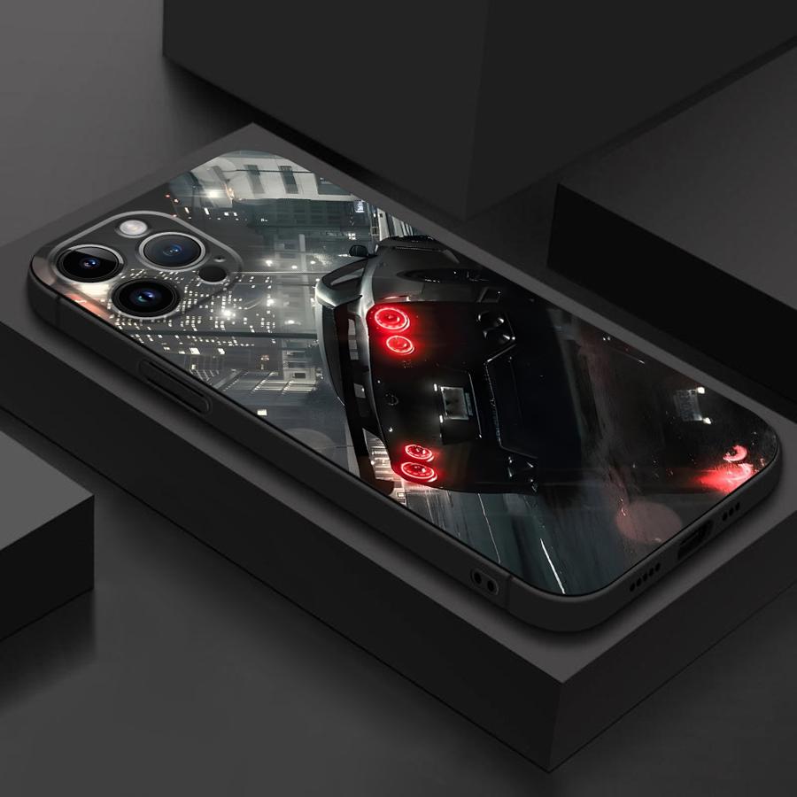 Cool Car Black Soft Shell Case for Google Pixel 8 Pro 6a 7 Pro 6 Pro 9a 9 Pro XL 7a 8a