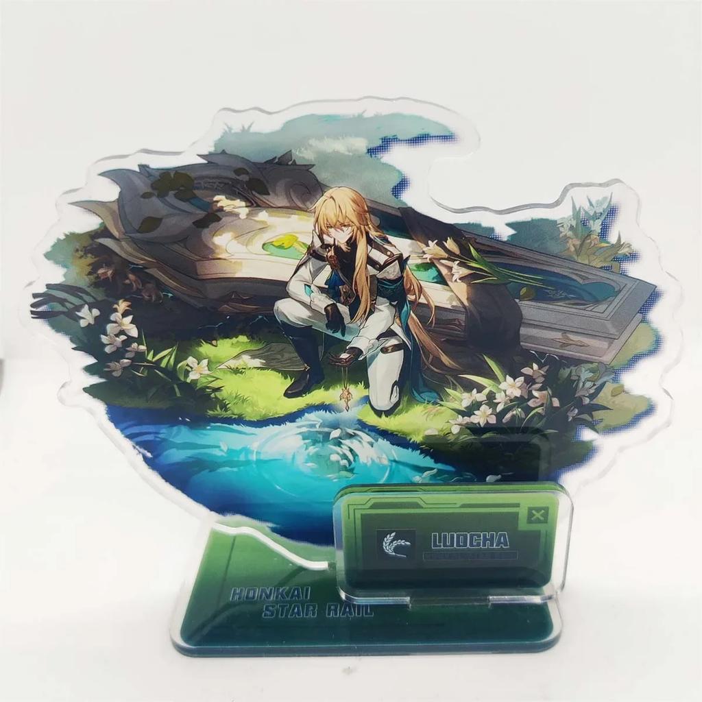 Game Honkai Star Rail Figures Aventurine Acheron Sparkle Anime Acrylic Stand Model Desk Ornaments Fans Friend Xms Gifts