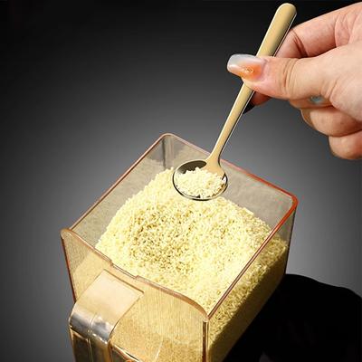 Aromalöffel aus 304 Edelstahl, Salzlöffel, Kaffeerührlöffel, süßer Dessertlöffel, Mini-Eislöffel