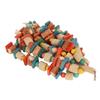 Parrot Chewing Toy Wood Corn Cob Colorful Hanging Large Bird Bite Toy for Parakeet Cockatiel