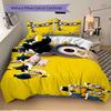 3Pcs Despicable Minions Adventure Bedding Sets For All Sizes New 3D Printed Bed Cover Comforter Duvet Cover Pillowcase Bedroom Decoration