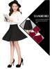 2024 Plus Size A-Line Mid-Length High-Waisted Puffy Skirt for Women - Sailor Dance Style