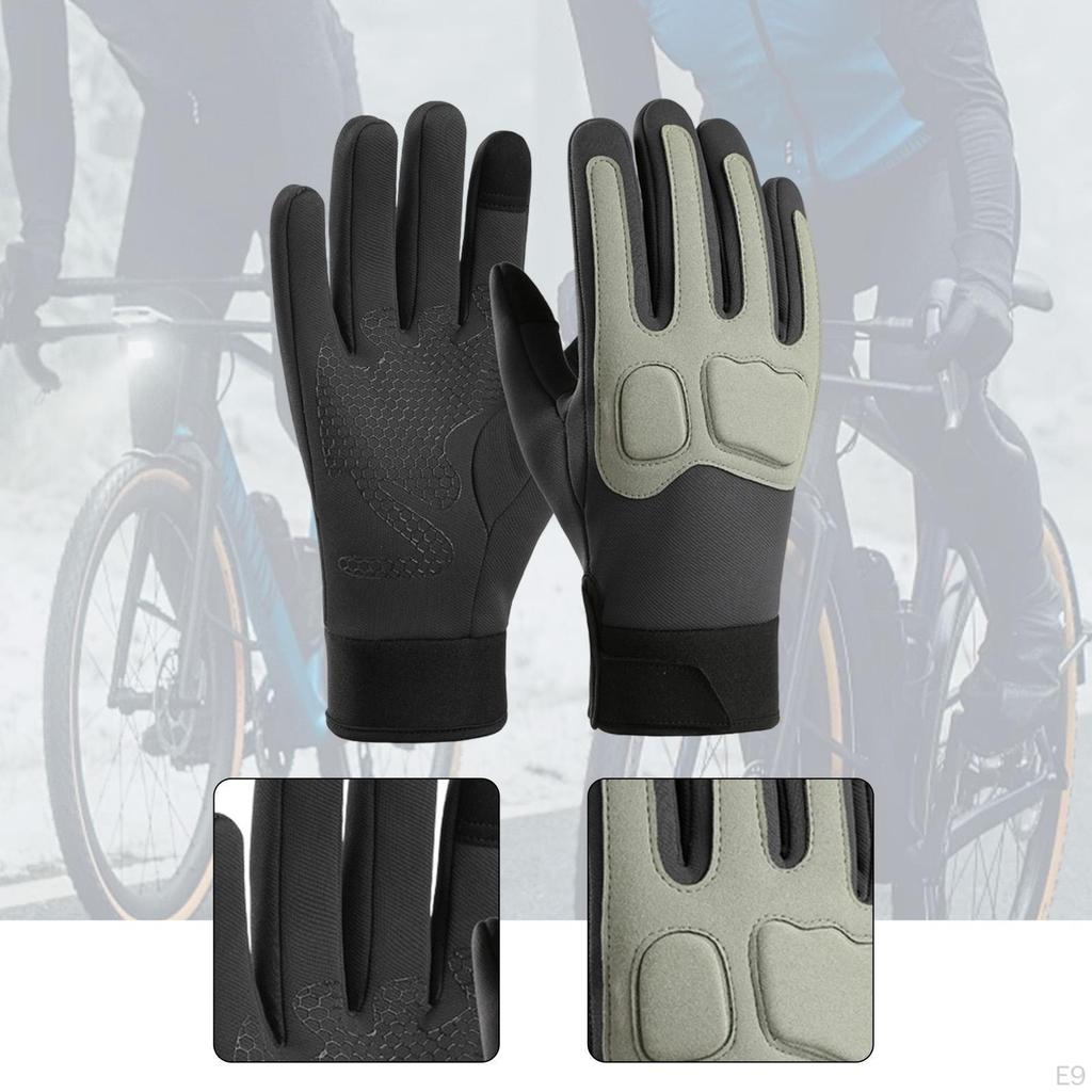 Motorcycle Gloves Cycling Anti Slip Palm for Men Women Touch Screen Climbing Camping
