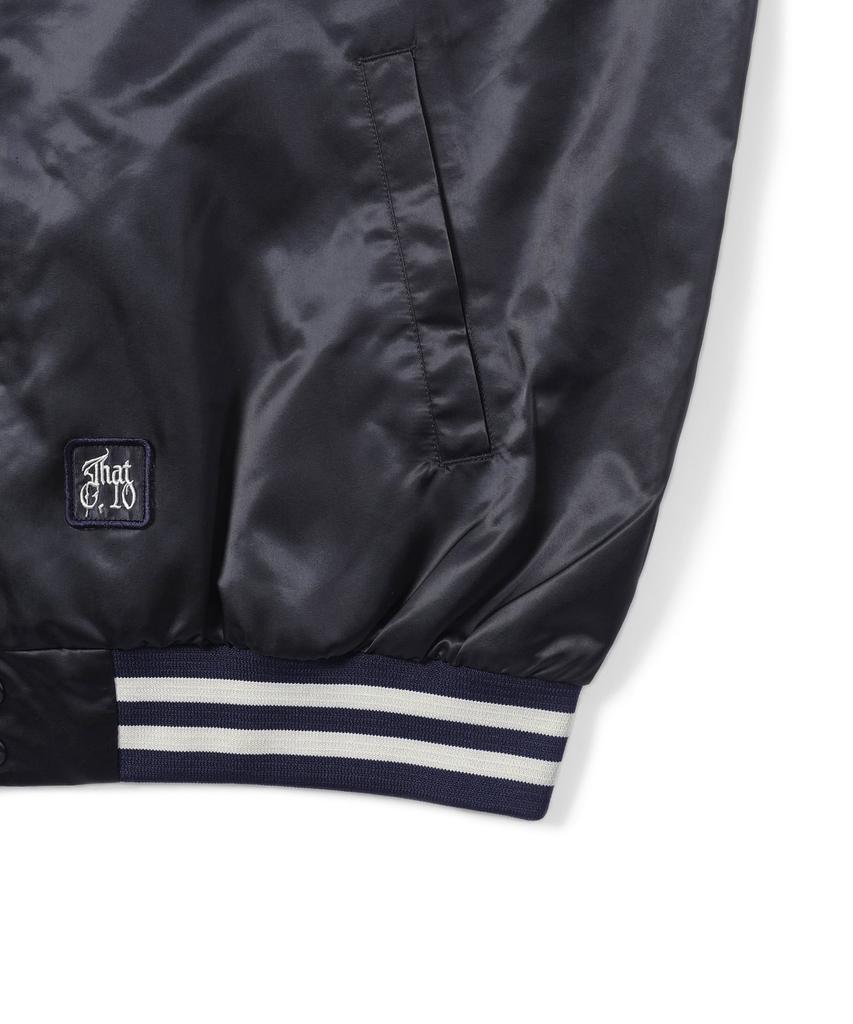 Thisisneverthat Satin Jacket Navy