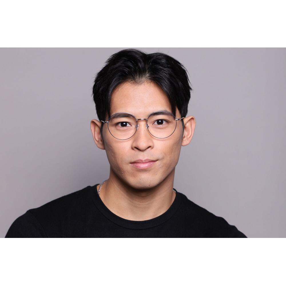 Full Rim Oval Blue Silver Smartbuy Collection Woller 897d Fashion Unisex Eyeglasses