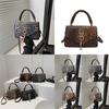 Chic Leopard Print Handheld Small Square Bag For Women Stylish Trendy Shoulder Tote