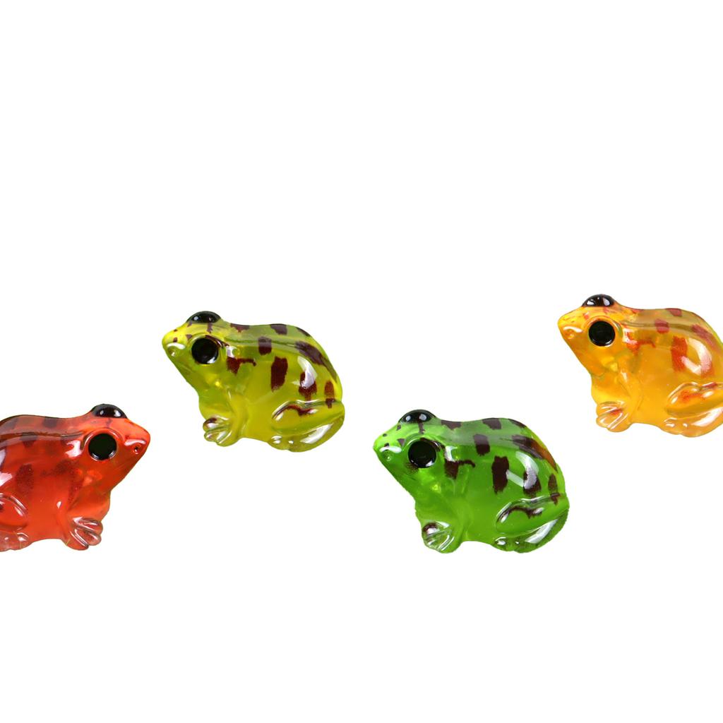 5pcs/10pcs Mini Frogs Glow At Dark Fairy Garden Pots Miniatures Decoration Luminous Frog Vivarium DIY Accessories