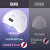 YIKOOLIN SUN5 48W Led Uv Lamp For Nails Drying With 4 Timers Automatic Sensor All Gel Professional Nail Art Tools Accessories